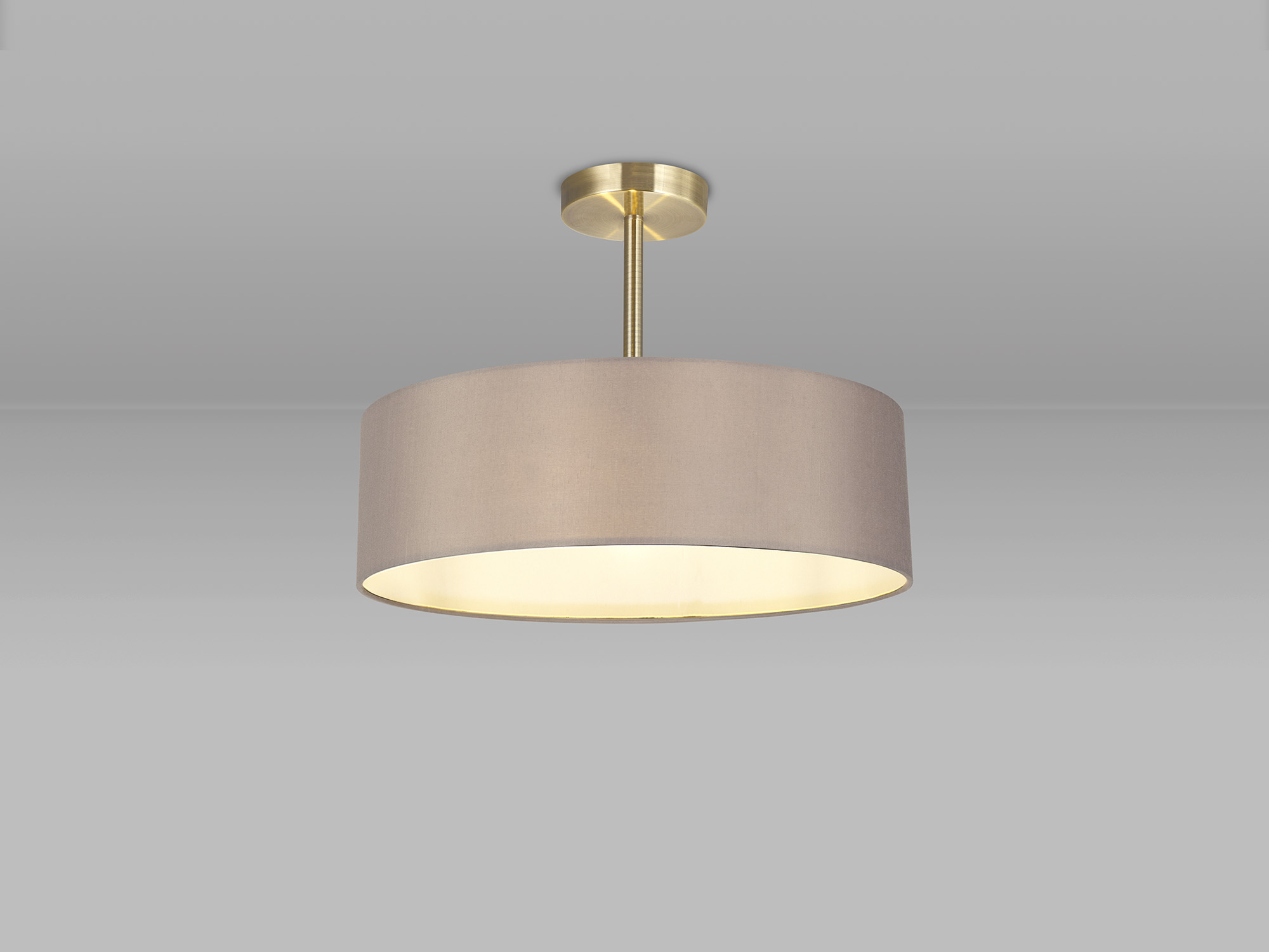 Baymont AB GR Ceiling Lights Deco Semi Flush Fittings